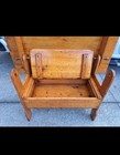 Pine Tilt Top Tavern Table Settee 19th Century (E) — photo 3