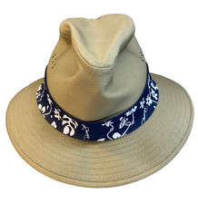 Panama Jack Original Safari Sun Hat Men's Medium 2 1/2" Brim VTG Made in USA