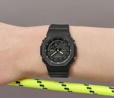 Casio G-Shock GMA-P2100SA-1A2 Black Analog Digital Octagonal