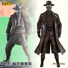 2026 Spider-Man Noir Coat Costume Outfits Halloween Cosplay Clothing Men Set New