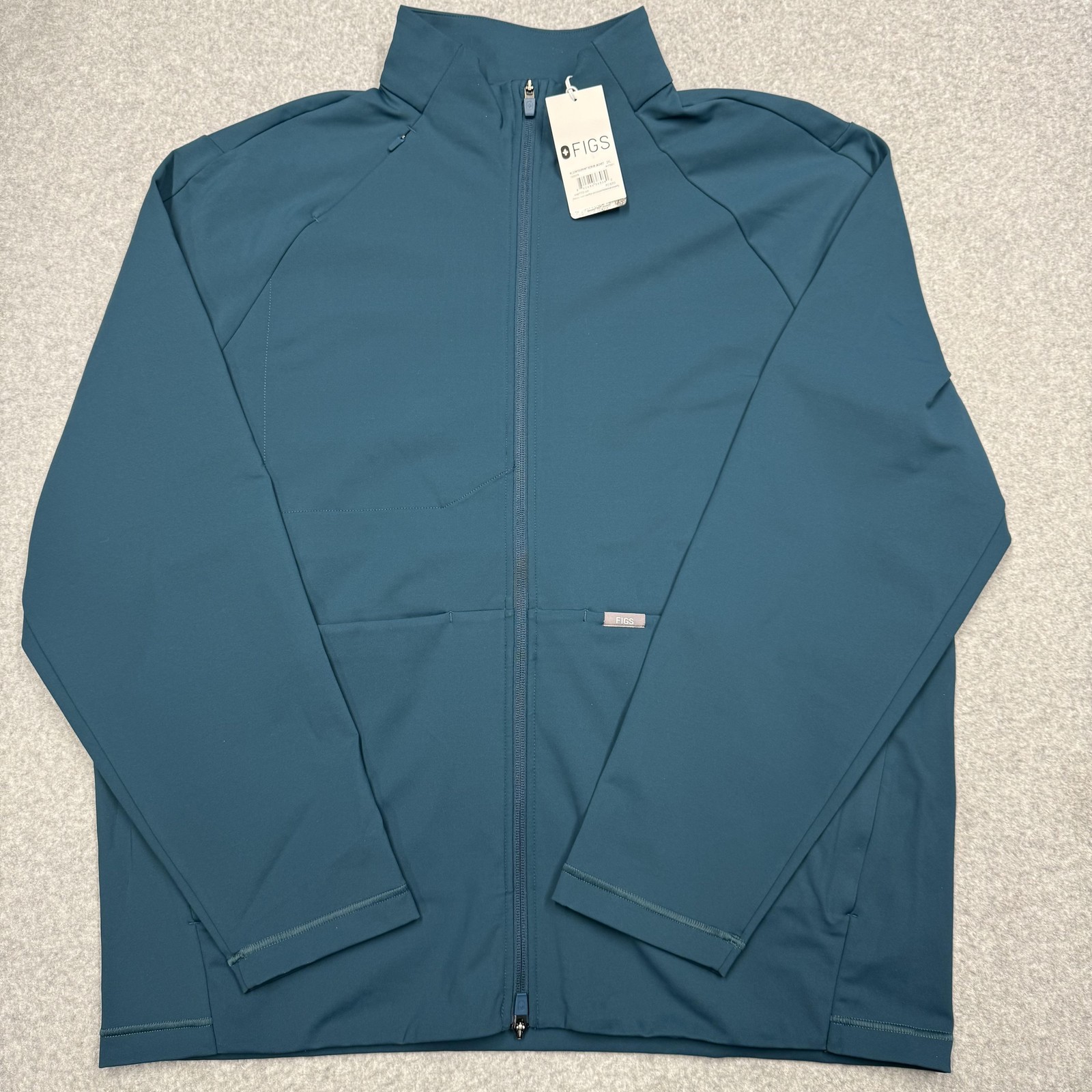 FIGS Scrub Set Mens 2XL Blue ContourKnit Jacket Tansen Technical Jogger Pant image 2