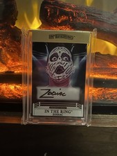 Zodiac On Card Autograph WcW Presidents Choice Wrestling Card