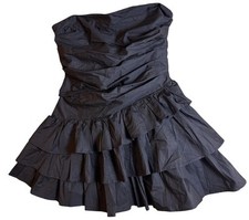 Hello Molly Attention Snatch Mini Dress Black L NWT Little Black Dress Tiered