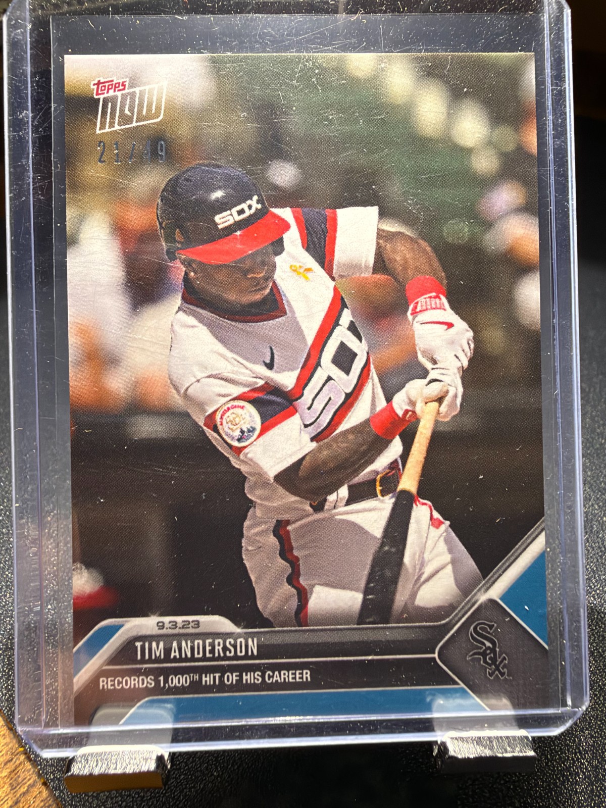 2023 Topps Now - Tim Anderson #808 Blue /49