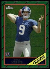 2013 Topps Chrome 1986 Design #13 Ryan Nassib Rookie RC Giants football card