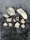 Anasazi Black and White Pottery Shards 1100-1250 A.D. Tula Rosa — photo 1