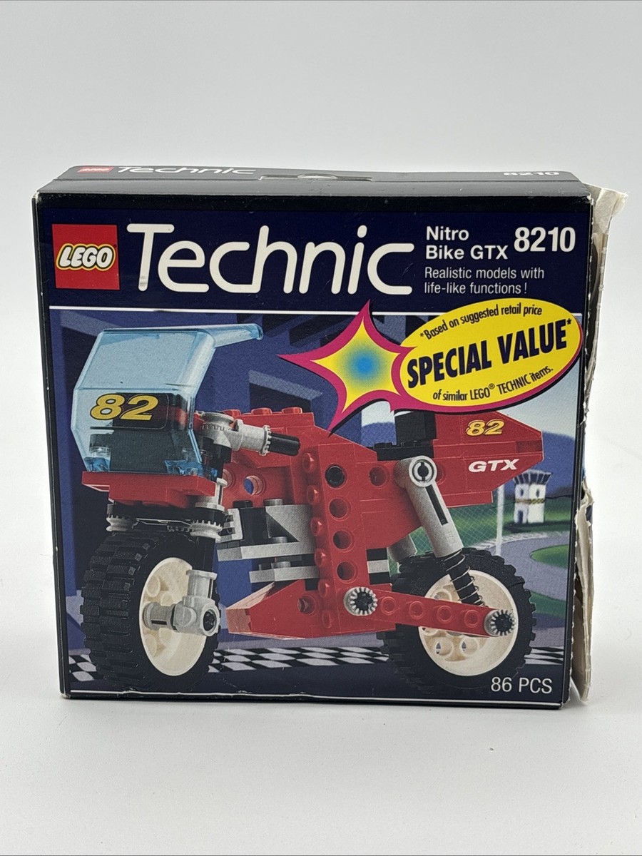 LEGO 8210 Technic Nitro GTX bike - 100% Complete w/ Box and
