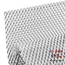 AggAuto Universal 40"x13" Car Grill Mesh - Aluminum Alloy 4x8mm Rhombus Rhombus