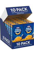 10x 206g Kraft Original Macaroni & Cheese Dinner USA USA The Cheesiest 10er Pack