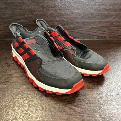 Adidas Men's Response Trail Running Shoes Size 11.5 Black Grey Red F36059