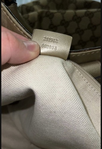 Certificate Of authenticity Available Gucci Large Sukey Bag - Picture 3 of 8