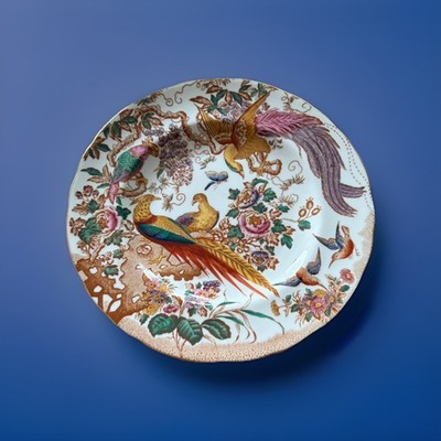VINTAGE ROYAL CROWN DERBY A.73, OLDE AVESBURY 23,5cm XXXVI Top Zustand (B49)