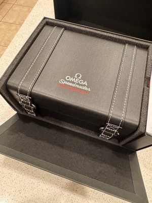 Omega Speedmaster Professional Replacement Watch Box With Travel Cube Black