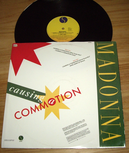 MADONNA *OZ Press 12" MAXI SINGLE ' CAUSING A COMMOTION ' 1987 VGC+ - Picture 2 of 2