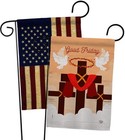New ListingGood Friday Garden Flag Applique Easter Decor Double-Sided Made Usa