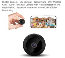 Mini , WiFi Wireless Small , Home Cameras for Pet, Baby  Night Vision
