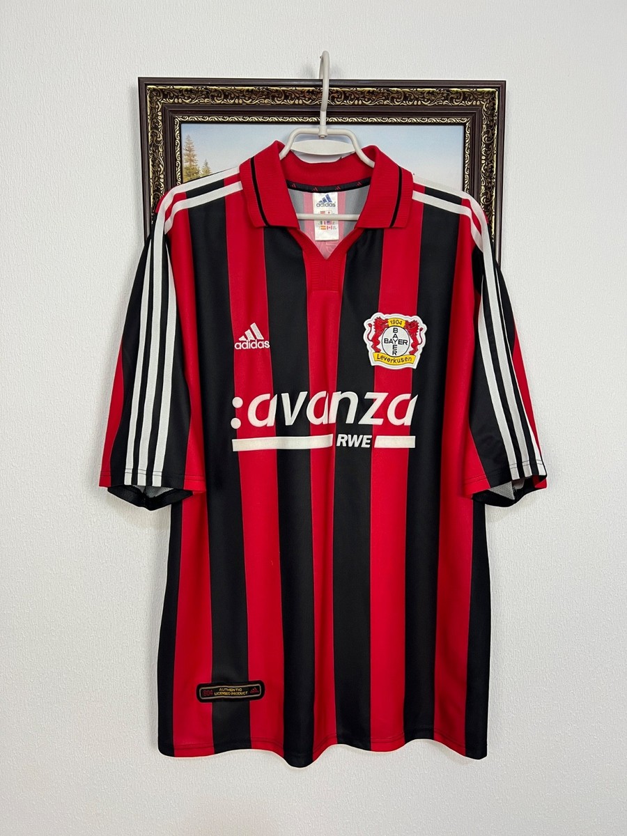 Bayer 04 Leverkusen Home football shirt 2000 Soccer #15 Vranjes