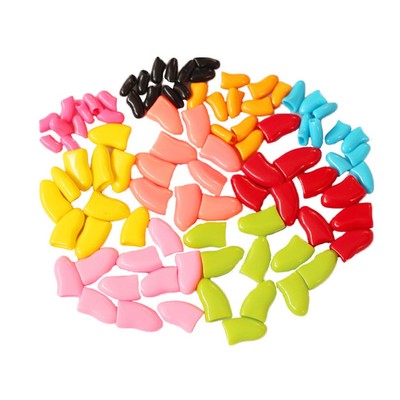  140 Pcs/7 Zubehör Katze Krallencaps Katzenzubehör Tierpflegemaßnahmen