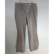 Lee Regular Fit Straight Leg Mid Rise Chino Pants - Khaki - Size 16