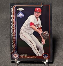 Alex Clemmey Chrome Prospect Rookie 2025 Topps Pro Debut Card #PDC-14 Nationals