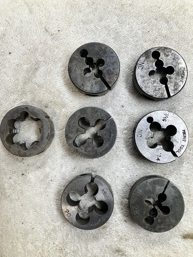 USED 1.0 “ Round Threading Dies - 10 pcs - Picture 4 of 7