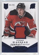 2013-14 Panini Dominion Authentic Material Jersey 40/99 Stefan Matteau #D-SM 0a3