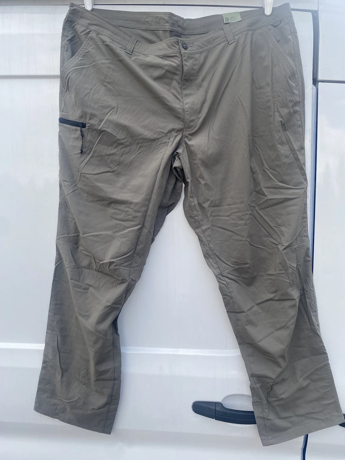 REI Co-Op Trailmade Pants Men 50x34 Gray UPF 50 Cargo Stretch Hike NWT
