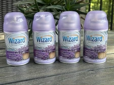 (4) 🌿 Wizard Lavender Auto Spray Refills – 4oz – Fits Glade Dispensers – NEW