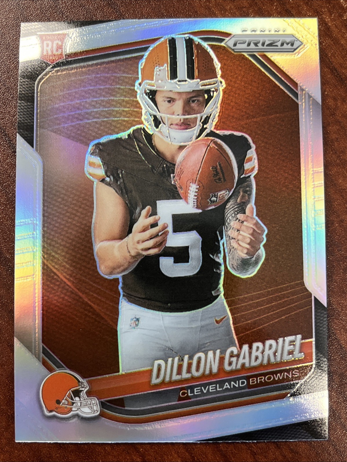 2025 Panini Prizm Dillon Gabriel #406 Rookie Variation Silver Prizm (RC)