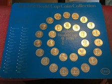 ESSO 1970 WORLD CUP COIN COLLECTION SUPERB CONDITION ENGLAND 1966 WORLD CUP WIN