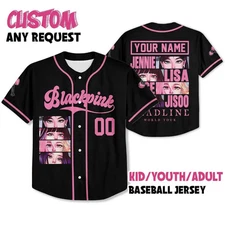 Custom Name Kpop BLACKPINK 2025 Deadline Tour Jersey, BLACKPINK Fanmade Jersey