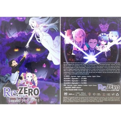 Re:ZERO Starting Life in Another World S1-3 + 2 OVA DVD Set|ENG Dubbed|FREE SHIP