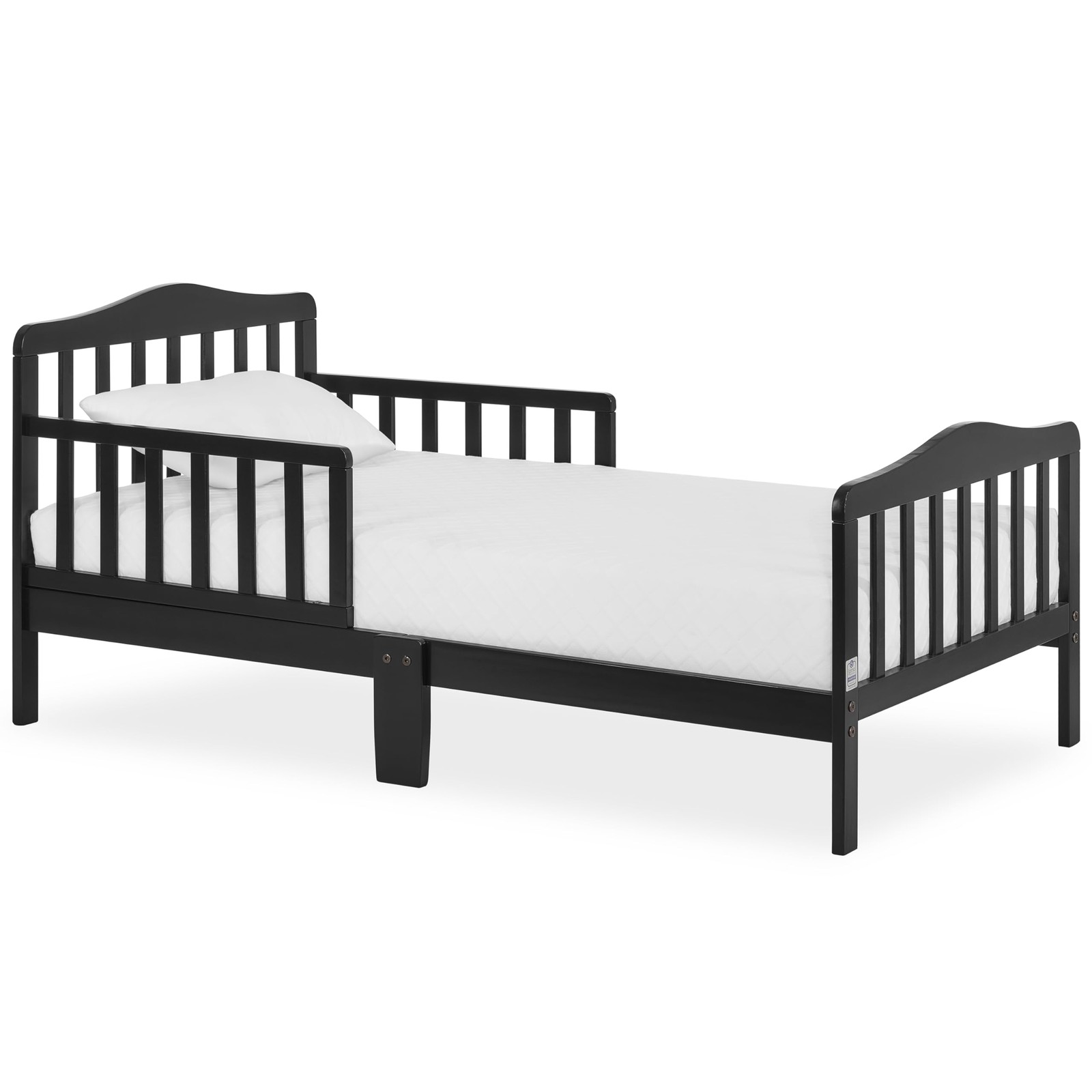 Toddler Bed Classic Design Black Greenguard Gold JPMA Certif