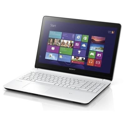 Sony VAIO SVF152C29M 15.6'' i3-3217U 4GB White Laptop NO OS Faulty - Picture 2 of 5