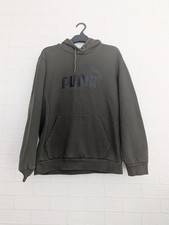 Puma Khaki Hoodie Size S VGC