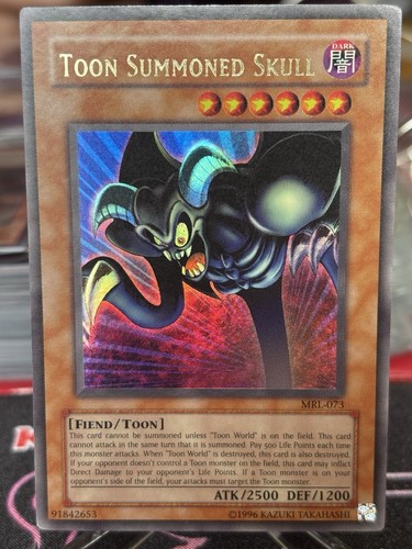 Toon Summoned Skull MRL-073 Ultra Rare Holo Unlimited Yugioh Pretty Good LP