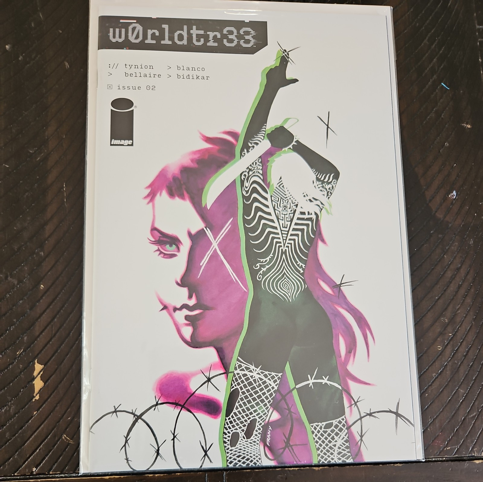 W0RLDTR33 #2 Frany Incentive 1:50 Cover D ● NM ● Image Comics  James Tynion