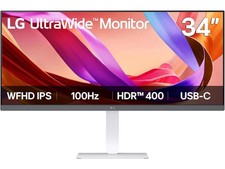 LG UltraWide 34 inch Full HD 100Hz IPS HDR400 USB-C Bulit-in Speakers White