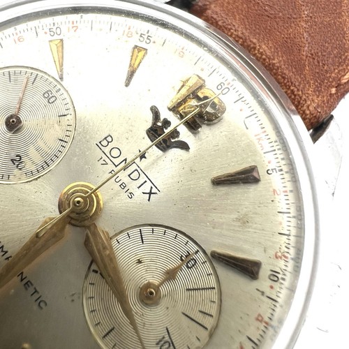 Orologio Bondix Cronografo Carica manuale 36.8mm Landeron 51 vintage - Imagen 7 de 13