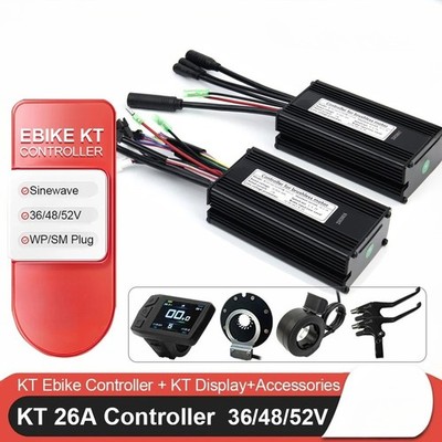 E-bike Controller 36V 48V 52V 26A Waterproof Sinewave Controller 500W 750W 