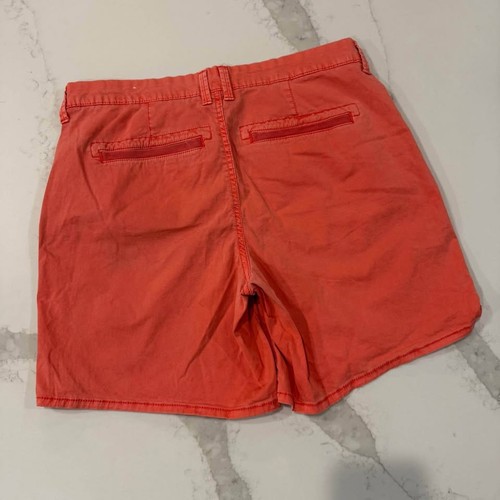 Sonoma Chino Flat Front Shorts Womens Size 8 Light Orange Summer Casual Vacation - Picture 4 of 5