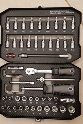 Wisent Steckschlüssel-Set WIL 53, 53 -tlg. Black