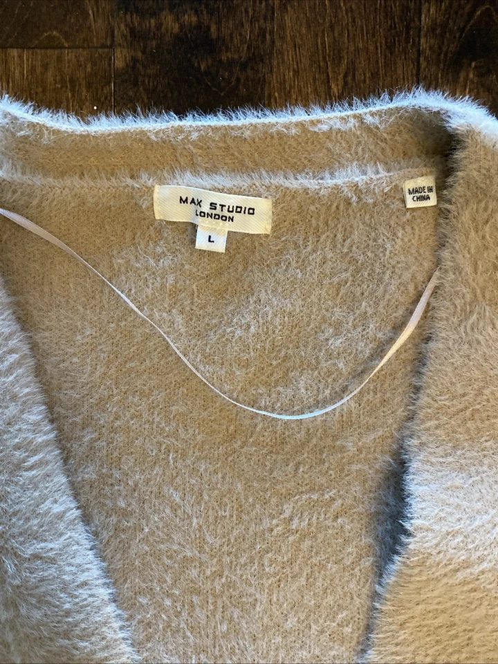 Cárdigan Max Studio para mujer - Grande - ¡Color Carmelo súper suave! Usado una vez Foto 2 de 4