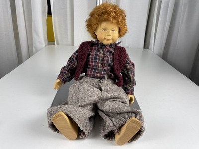 Künstlerpuppe Krahmer Puppe Holz 41 cm. Top Zustand     