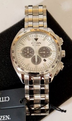 Citizen Eco-Drive-Solar-Chronograph-Datum-43MM-100M-Silberfarben-CA4540-54A