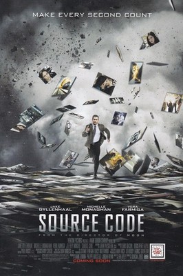 Source Code (2011) - Miniature Film Poster/Book Clipping