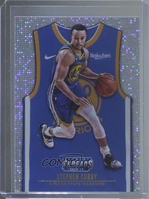 2018-19 Panini Threads Icon Jersey SP Dazzle Stephen Curry #174 y8a