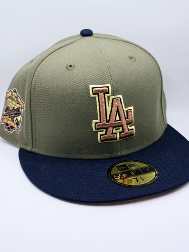 Los Angeles Dodgers New Era Exclusive Tropical Tree Green Fitted Hat Sz 7 1/4