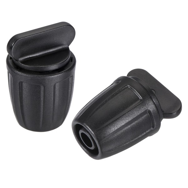 20Stk TropfbewäSserung Endkappe Widerhaken Fitting 8Mm/11Mm Schlauch Schwarz-image