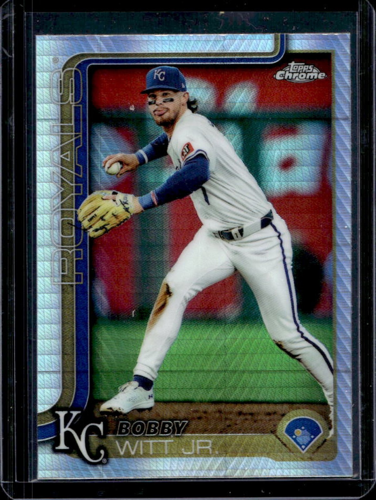 2025 Topps Chrome Bobby Witt Jr. Prism Refractor #93 Royals
